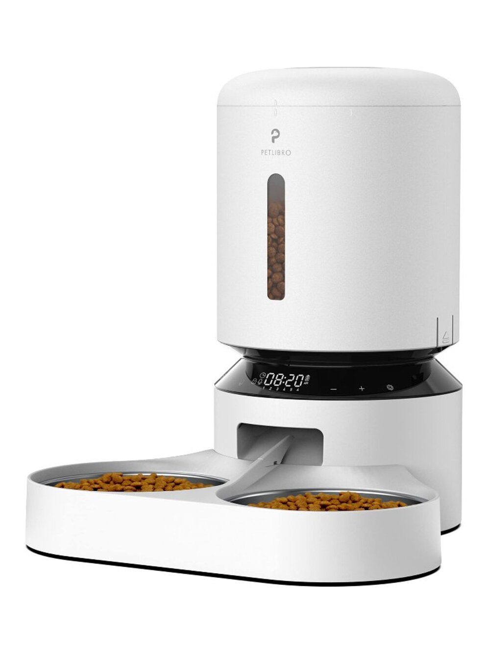 PETLIBRO PLAF103-DT 5L Automatic Pet Feeder with 2 Stainless Bowls, Dual Tray